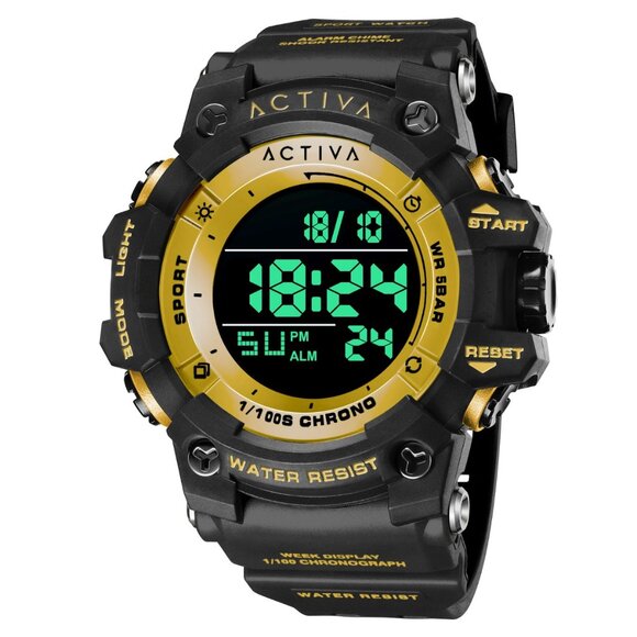 Activa Sync X Invicta Men's Digital Watch - 50mm. Black (ACW8046-003) - Picture 3 of 5
